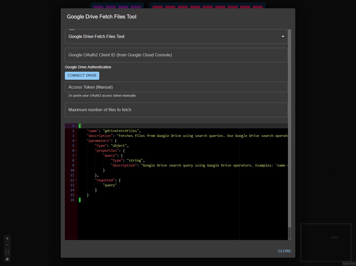 Google Drive Listing Workflow