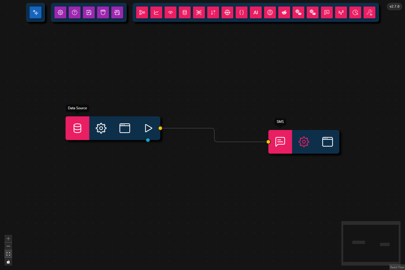 SMS Send Workflow