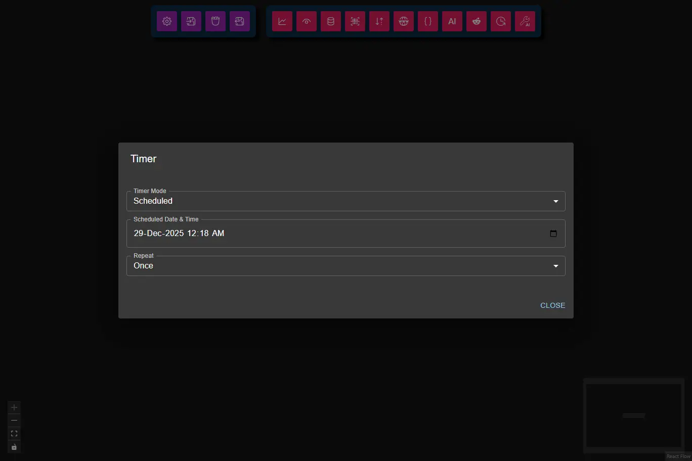 Timer Node Scheduled
